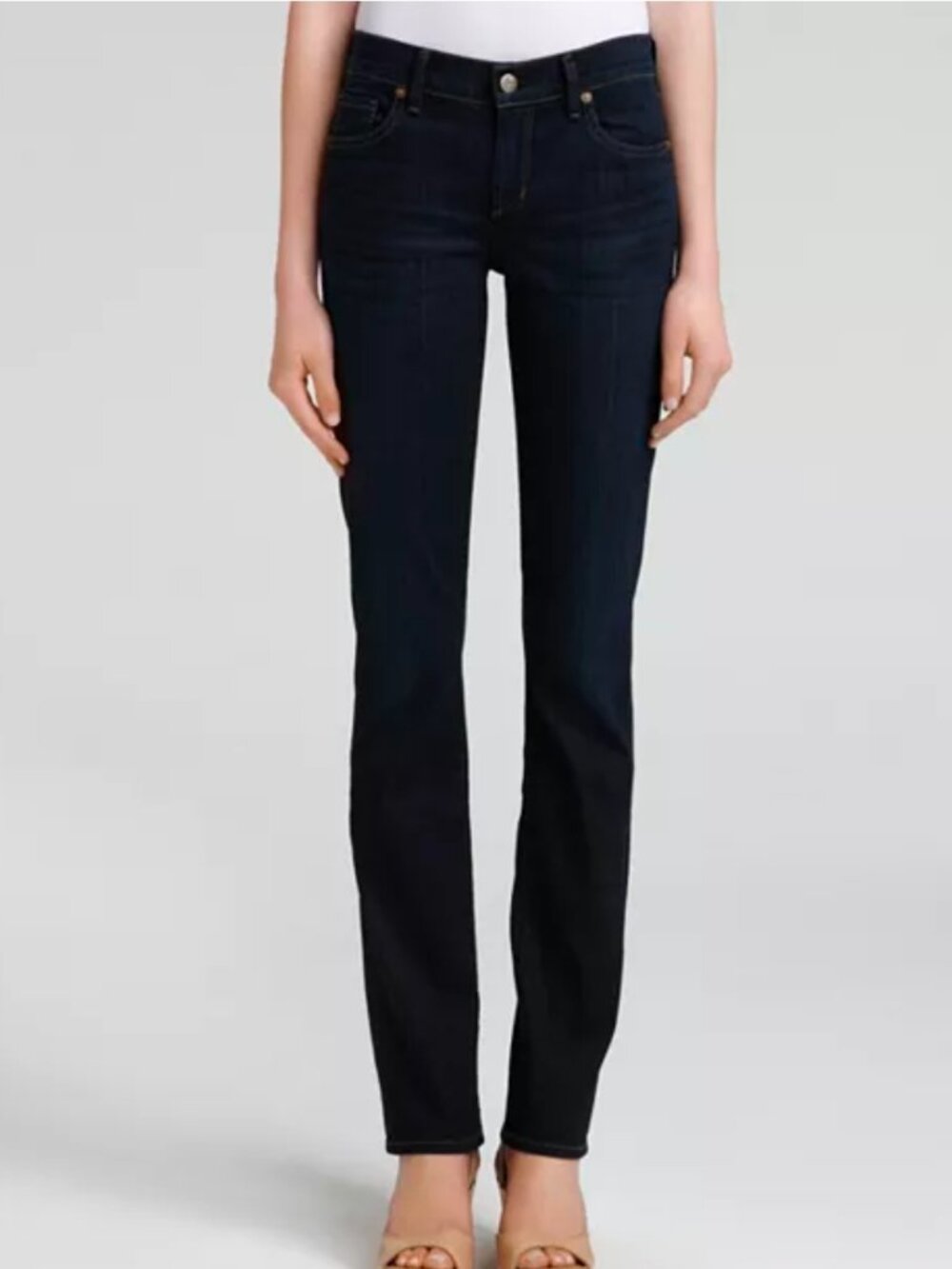 Citizens of Humanity AVA Low-rise, slim straight-leg 26